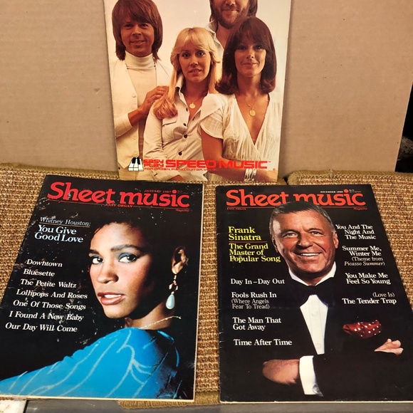Vintage Sheet Music Magazines & Best of ABBA Song Book - Picture 1 of 15